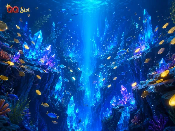 Aksi menembak ikan dalam permainan Fishing Disco